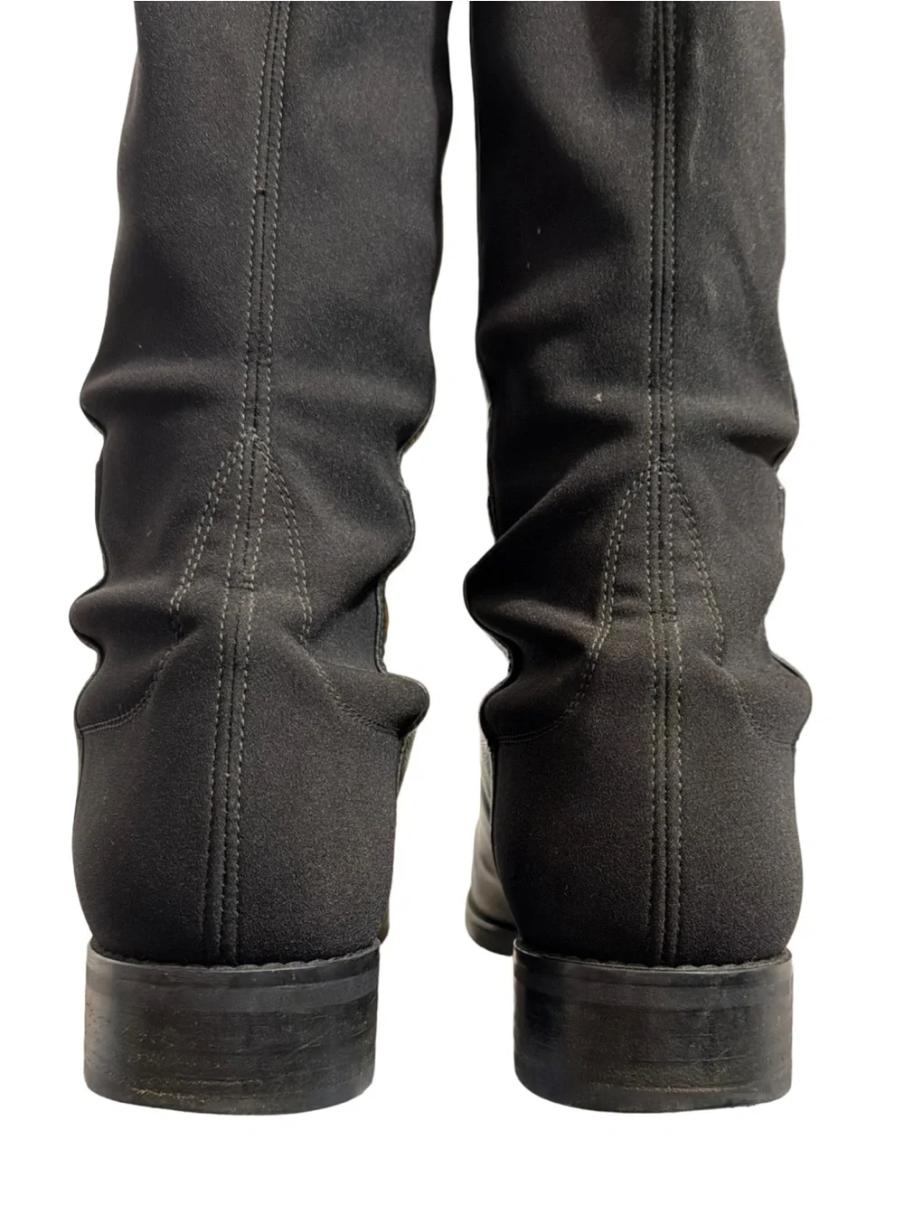 Stuart Weitzman • 50/50 OTK Over The Knee Nappa Leather Boots Black 7.5